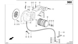 KOŁO ODBIORU NAPĘDU   Claas Lexion 560 KOŁO ODBIORU NAPĘDU  0007686810 (Napęd zdawczy silnik za kombajn za žito Claas Lexion 560