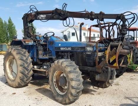 traktor na kolesih Ford 7840 para peças